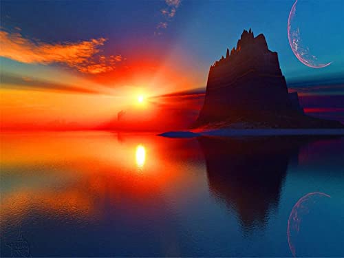Jigsaw Puzzles 2000 Pieces for Adultsle on The Mountain Landscape Picture Educational Game Paper Puzzle for Kids, Home Art Decoration and,70x100cm Gi436 Jigsaw Puzzles 2000 Pieces for Adultsle on The Mountain Landscape Picture Educational Game Paper Puzzle for Kids, Home Art Decoration and,70x100cm Gi436 von GDFWB