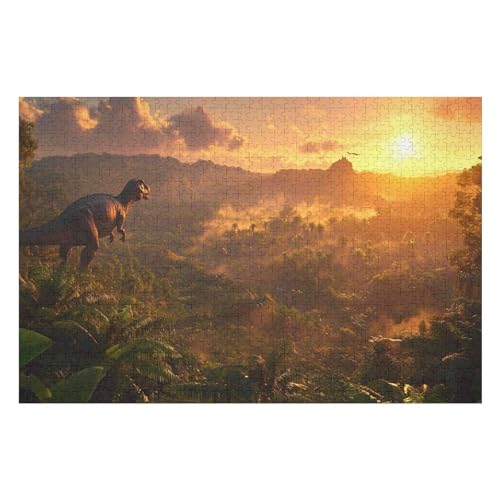 Jurassic World 2000-teiliges Hochwertiges Puzzle Für Erwachsene Intensive Farben Und HD-Druck EIN Spielzeug Für Puzzles Liebhaber32 70x100cmMbT420 von GDFWB