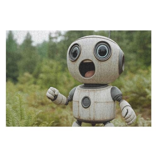 Little Robot Kunststil-Puzzle, Umweltfreundlich, 1000 Teile, Satinierte Oberfläche, Lustige Puzzle-Herausforderung Für Erwachsene Und Familien 1000 PCS26*38cm Little Robot Kunststil-Puzzle, Umweltfreundlich, 1000 Teile, Satinierte Oberfläche, Lustige Puzzle-Herausforderung Für Erwachsene Und Familien 1000 PCS26*38cm von GDFWB