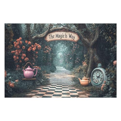 Movie Anime Theme Kunststil Puzzle Umweltfreundlich 1000 Teile Satinierte Oberfläche Lustige Herausforderung Für Erwachsene Und Familien30 50x70cmMbT122 von GDFWB