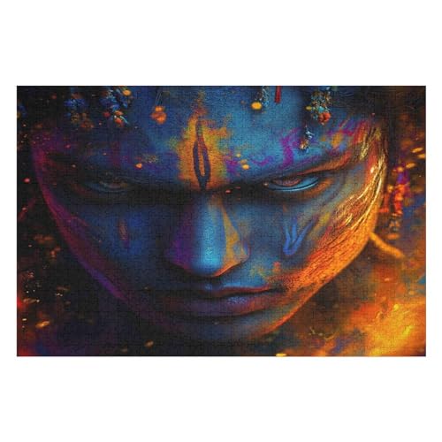 Movie Characters Kunststil Puzzle Umweltfreundlich 1000 Teile Satinierte Oberfläche Lustige Herausforderung Für Erwachsene Und Familien30 38x52cmMbT011 von GDFWB