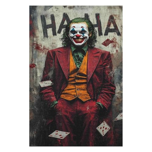Pieces Villain Smoking Joker 2000-teiliges Hochwertiges Puzzle Für Erwachsene Intensive Farben Und HD-Druck EIN Spielzeug Für Puzzles Liebhaber32Z193c70x100cm von GDFWB