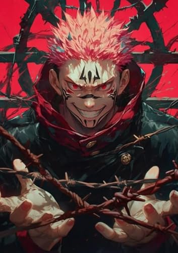 Puzzle 1000 Stück Classic Japanese Animes Itadori Yuji Posters Für Dekompressions Spiel Für Erwachsene Gedächtnis Und Wahrnehmungs Spiele26x38cm von GDFWB