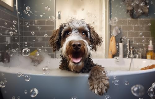 Puzzle 1000 Teile, Hund badet im Whirlpool, einzigartige Geburtstags, 75 * 50cmD8T242K Puzzle 1000 Teile, Hund badet im Whirlpool, einzigartige Geburtstags, 75 * 50cmD8T242K von GDFWB