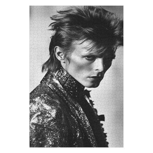 Puzzle 1000 Teile David Bowie Rocksänger Klassisches Puzzle für Erwachsene DIY-Kit Holzspielzeug Einzigartiges Geschenk Moderne Wohnkultur-50x70cm Puzzle 1000 Teile David Bowie Rocksänger Klassisches Puzzle für Erwachsene DIY-Kit Holzspielzeug Einzigartiges Geschenk Moderne Wohnkultur-50x70cm von GDFWB