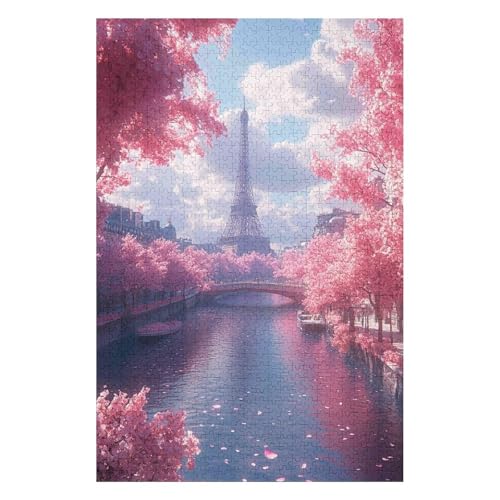 Puzzle 1000 Teile Eiffelturm Puzzle DIY Kit Papier Spielzeug Einzigartiges Geschenk Home Decor-50x70cm Puzzle 1000 Teile Eiffelturm Puzzle DIY Kit Papier Spielzeug Einzigartiges Geschenk Home Decor-50x70cm von GDFWB