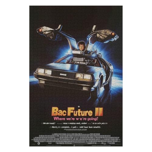 Puzzle 1000 Teile Erwachsene Zurück in Die Zukunft Puzzles für Erwachsene Lernspiel Herausforderung Spielzeug Kinder-38x52cm Puzzle 1000 Teile Erwachsene Zurück in Die Zukunft Puzzles für Erwachsene Lernspiel Herausforderung Spielzeug Kinder-38x52cm von GDFWB