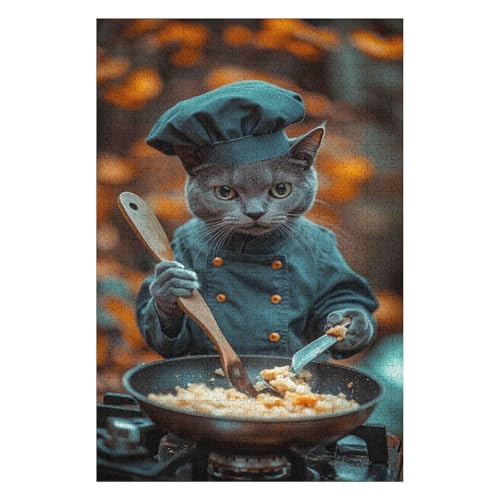 Puzzle 1000 Teile Gourmet-Food-Puzzles für Erwachsene und Kinder, am besten für die Familienspielsammlung-50x70cm von GDFWB