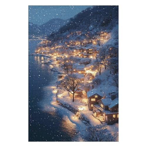 Puzzle 1000 Teile Lovers Village, Comer See Klassisches Puzzle DIY Kit Spielzeug Einzigartiges Geschenk Moderne Wohnkultur-50x70cm Puzzle 1000 Teile Lovers Village, Comer See Klassisches Puzzle DIY Kit Spielzeug Einzigartiges Geschenk Moderne Wohnkultur-50x70cm von GDFWB
