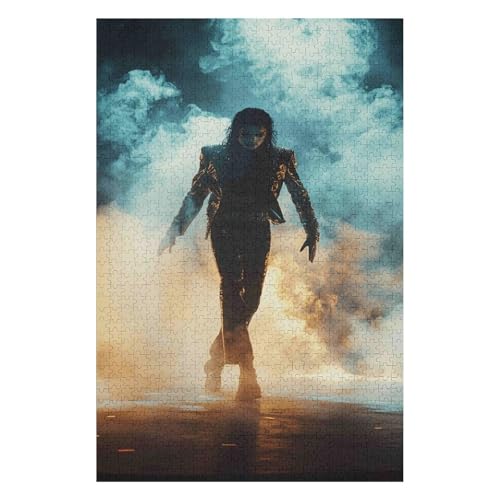 Puzzle 1000 Teile MJ Rock Singer Poster Spielzeug für Erwachsene und Kinder Dekompressionsspiel Klassisches Spielpuzzle-50x70cm Puzzle 1000 Teile MJ Rock Singer Poster Spielzeug für Erwachsene und Kinder Dekompressionsspiel Klassisches Spielpuzzle-50x70cm von GDFWB