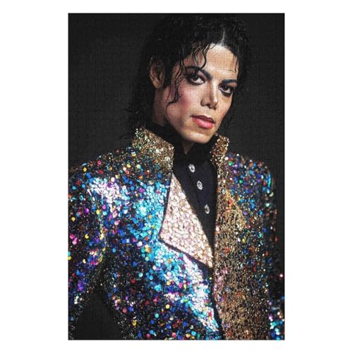 Puzzle 1000 Teile MJ Rock Singer Poster Spielzeug für Erwachsene und Kinder Dekompressionsspiel Klassisches Spielpuzzle-50x70cm Puzzle 1000 Teile MJ Rock Singer Poster Spielzeug für Erwachsene und Kinder Dekompressionsspiel Klassisches Spielpuzzle-50x70cm von GDFWB
