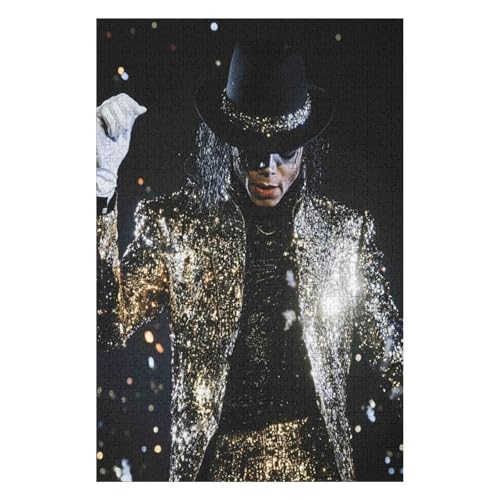 Puzzle 1000 Teile MJ Rocksänger Klassisches Puzzle DIY Kit Spielzeug Einzigartiges Geschenk Moderne Wohnkultur-50x70cm Puzzle 1000 Teile MJ Rocksänger Klassisches Puzzle DIY Kit Spielzeug Einzigartiges Geschenk Moderne Wohnkultur-50x70cm von GDFWB