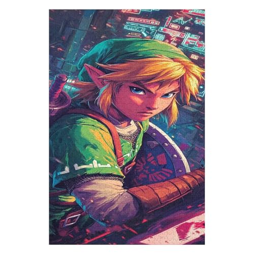 Puzzle 1000 Teile The Legend of Zelda Klassisches Puzzle DIY-Kit Spielzeug Einzigartiges Geschenk Moderne Wohnkultur-26x38cm Puzzle 1000 Teile The Legend of Zelda Klassisches Puzzle DIY-Kit Spielzeug Einzigartiges Geschenk Moderne Wohnkultur-26x38cm von GDFWB