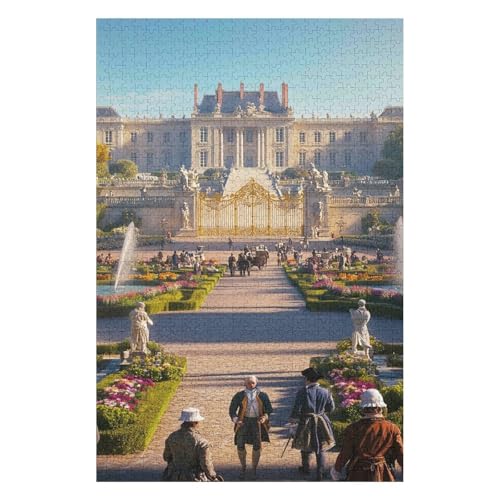 Puzzle 1000 Teile für Erwachsene, Palast von Versailles, Lernspiel, Herausforderungsspielzeug, 1000 Teile Puzzles für Erwachsene und Kinder-50x70cm Puzzle 1000 Teile für Erwachsene, Palast von Versailles, Lernspiel, Herausforderungsspielzeug, 1000 Teile Puzzles für Erwachsene und Kinder-50x70cm von GDFWB