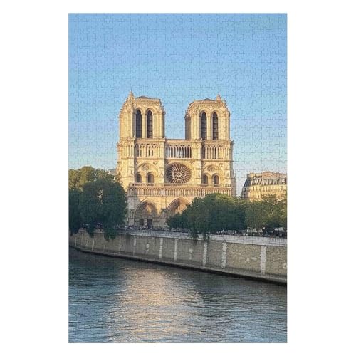 Puzzle 1000 Teile für Erwachsene Anime Notre Dame De Paris Pädagogisches intellektuelles Dekompressionsspielzeug Lustiges Familienspiel für Kinder Erwachsene Herausfordernd-50x70cm von GDFWB