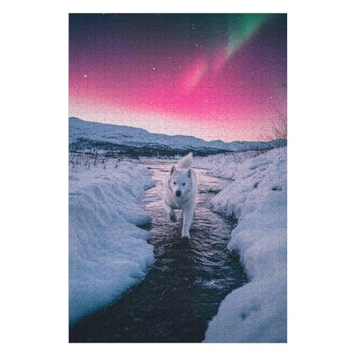 Puzzle 1000 Teile für Erwachsene Nordlichter in Norwegen Art Puzzles Klassisches Puzzle für Kinder ab Jahren-50x70cm Puzzle 1000 Teile für Erwachsene Nordlichter in Norwegen Art Puzzles Klassisches Puzzle für Kinder ab Jahren-50x70cm von GDFWB