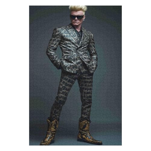 Puzzle 1500 Teile Elvis Puzzle DIY Kit Papier Spielzeug Einzigartiges Geschenk Home Decor-57x87cm Puzzle 1500 Teile Elvis Puzzle DIY Kit Papier Spielzeug Einzigartiges Geschenk Home Decor-57x87cm von GDFWB
