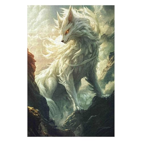 Puzzle 1500 Teile Neunschwänziger Fuchs. Buntes Puzzle für Erwachsene und Kinder in geprüfter Qualität-57x87cm Puzzle 1500 Teile Neunschwänziger Fuchs. Buntes Puzzle für Erwachsene und Kinder in geprüfter Qualität-57x87cm von GDFWB