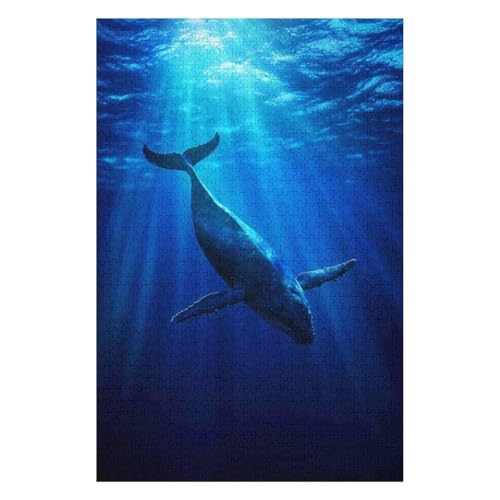 Puzzle 1500 Teile Wal Klassische Puzzles für Erwachsene DIY Kit Holzspielzeug Einzigartiges Geschenk Moderne Wohnkultur-57x87cm Puzzle 1500 Teile Wal Klassische Puzzles für Erwachsene DIY Kit Holzspielzeug Einzigartiges Geschenk Moderne Wohnkultur-57x87cm von GDFWB