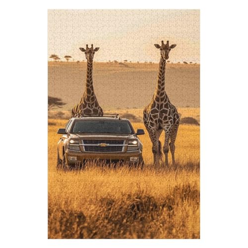 Puzzle 1500 Teile für Erwachsene Giraffe Art Puzzles Klassisches Puzzle für Kinder ab Jahren-57x87cm Puzzle 1500 Teile für Erwachsene Giraffe Art Puzzles Klassisches Puzzle für Kinder ab Jahren-57x87cm von GDFWB