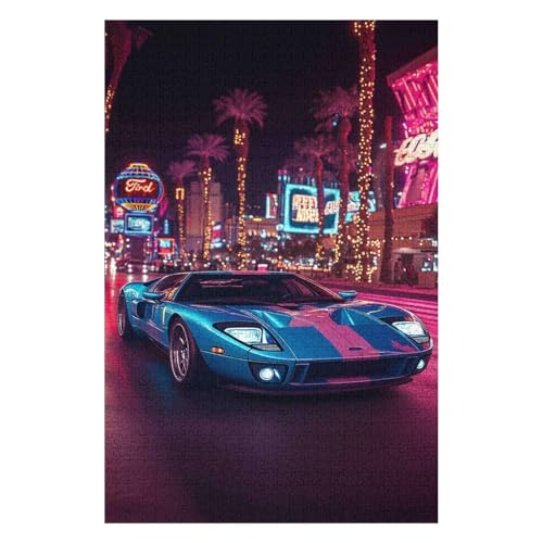 Puzzle 1500 Teile für Erwachsene Las Vegas Art Puzzles Klassisches Puzzle für Kinder ab Jahren-57x87cm von GDFWB