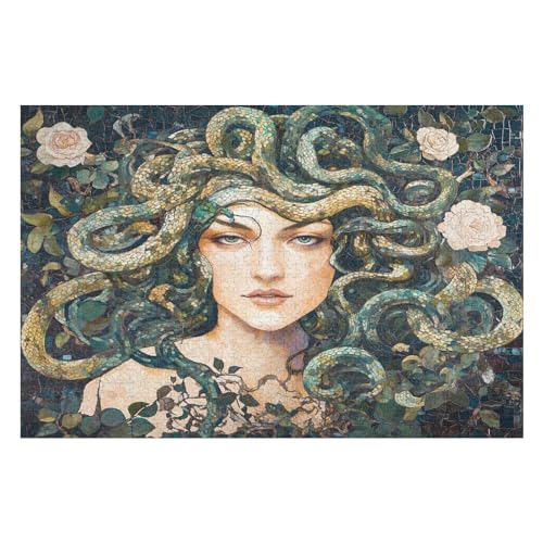 Puzzle Adult Queen Medusa Puzzles for Adults Classic Puzzles Christmas Adult Christmas Puzzle 1000 PCS von GDFWB