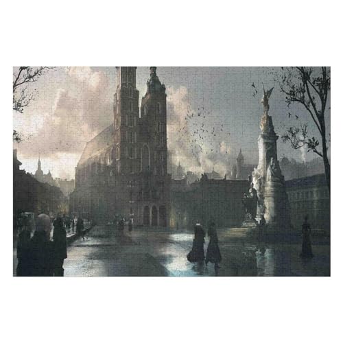 Puzzle Castle Scenery 1000 Teile Puzzles Für Erwachsene Kinder Jungen Mädchen Jugendliche22 38x52cm Vhj233 von GDFWB