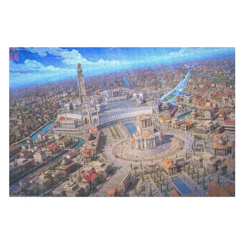 Puzzle Castle Scenery 1000 Teile Puzzles Für Erwachsene Kinder Jungen Mädchen Jugendliche22 50x70cm Vhj078 von GDFWB