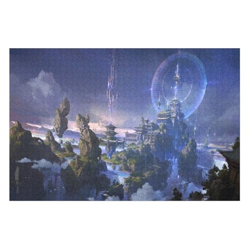 Puzzle Castle Scenery 2000 Teile Puzzles Für Erwachsene Kinder Jungen Mädchen Jugendliche22 70x100cm Vhj259 von GDFWB