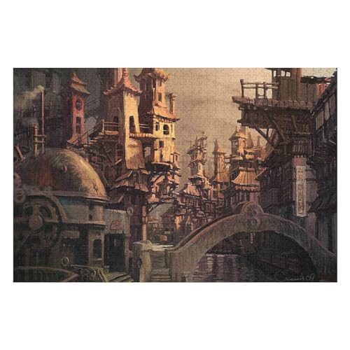 Puzzle Castle Scenery 2000 Teile Puzzles Für Erwachsene Kinder Jungen Mädchen Jugendliche22 70x100cm Vhj409 von GDFWB