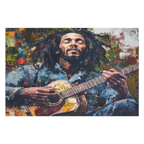 Puzzle Reggae Bob Marley Puzzle for Adults and Children from - 1000 PCS von GDFWB