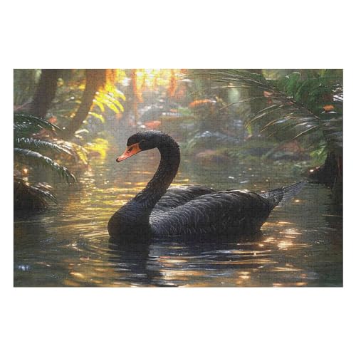 Puzzle Swan Puzzle for Adults and Children from - 1000 PCS 50 * 70cm von GDFWB