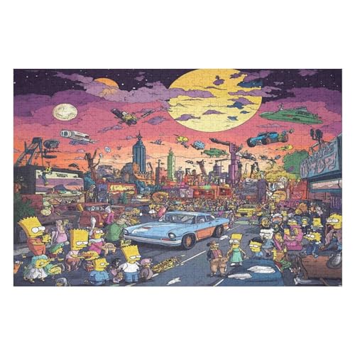 Puzzle The Simpsons Puzzle for Adults and Children from - 1000 PCS von GDFWB