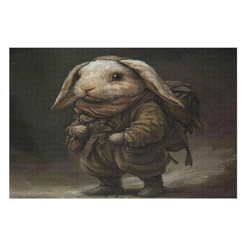 Puzzle Weihnachten -Cute Rabbit, Weihnachtspuzzle, Puzzle Geschenk Dekorationen, Puzzlegröße 2000 PCS Puzzle Weihnachten -Cute Rabbit, Weihnachtspuzzle, Puzzle Geschenk Dekorationen, Puzzlegröße 2000 PCS von GDFWB