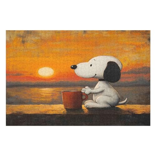 Puzzle Weihnachten -Dalmatian, Weihnachtspuzzle, Puzzle Geschenk Dekorationen, Puzzlegröße 1000 PCS 50 * 70cm von GDFWB