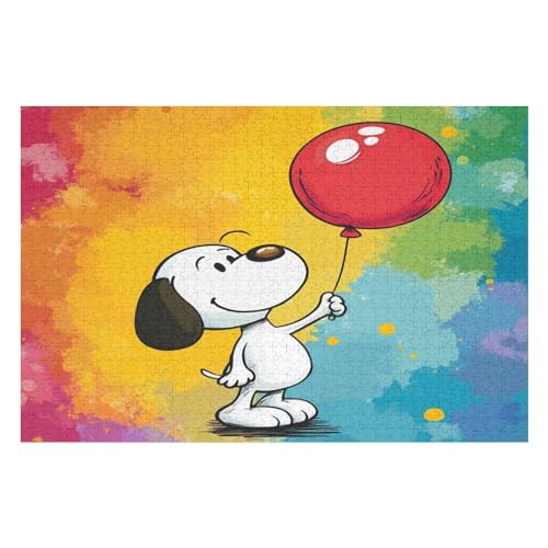 Puzzle Weihnachten -Dalmatian, Weihnachtspuzzle, Puzzle Geschenk Dekorationen, Puzzlegröße 1000 PCS 50 * 70cm von GDFWB