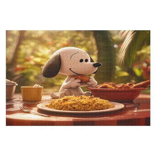 Puzzle Weihnachten -Dalmatian, Weihnachtspuzzle, Puzzle Geschenk Dekorationen, Puzzlegröße 1000 PCS 50 * 70cm von GDFWB
