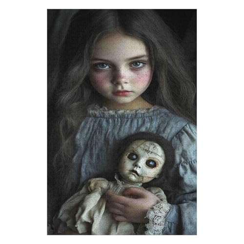 Puzzle für Erwachsene, 1000 Teile, Film-Horrorpuppe, Filmpuzzle für Kinder, Lernspielzeug, Denkspiel, Geschenk für Teenager, DIY-Heimunterhaltungsspielzeug-26x38cm Puzzle für Erwachsene, 1000 Teile, Film-Horrorpuppe, Filmpuzzle für Kinder, Lernspielzeug, Denkspiel, Geschenk für Teenager, DIY-Heimunterhaltungsspielzeug-26x38cm von GDFWB
