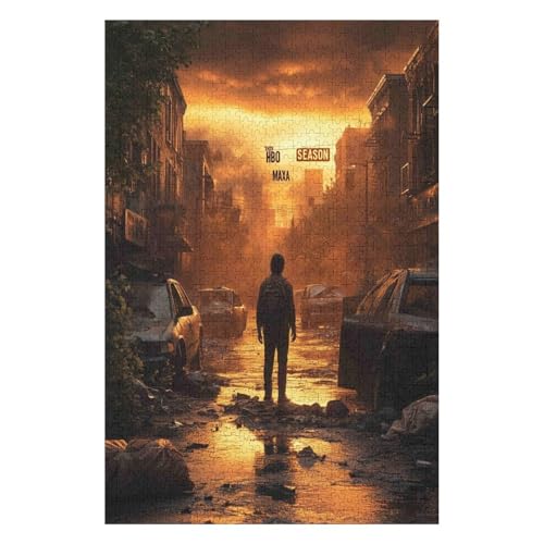 Puzzle für Erwachsene, 1000 Teile, The Last of Us-Film, Puzzle für Kinder, Lernspielzeug, Denkspiel, Geschenk für Teenager, DIY-Heimunterhaltungsspielzeug-38x52cm von GDFWB