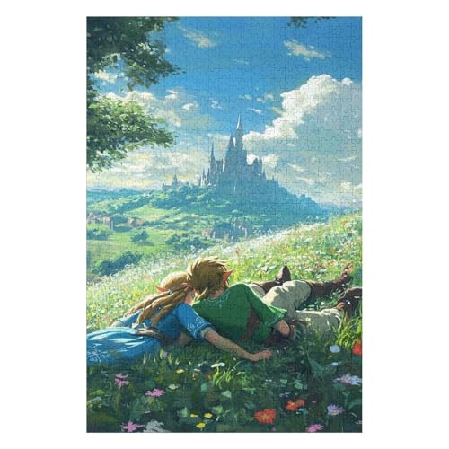 Puzzle für Erwachsene, 1000 Teile, The Legend of Zelda Movie, Puzzle für Kinder, Lernspielzeug, Denkspiel, Geschenk für Teenager, DIY-Heimunterhaltungsspielzeug-38x52cm Puzzle für Erwachsene, 1000 Teile, The Legend of Zelda Movie, Puzzle für Kinder, Lernspielzeug, Denkspiel, Geschenk für Teenager, DIY-Heimunterhaltungsspielzeug-38x52cm von GDFWB