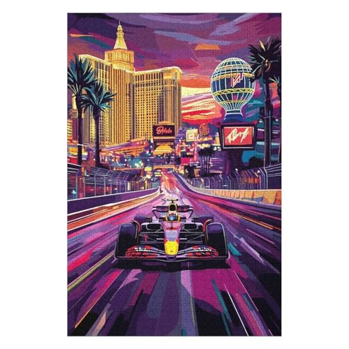 Puzzle für Erwachsene, 1500 Las Vegas-Puzzles für Erwachsene und Altersgruppen, Familienpuzzles, Home-Entertainment-Spiele-57x87cm von GDFWB