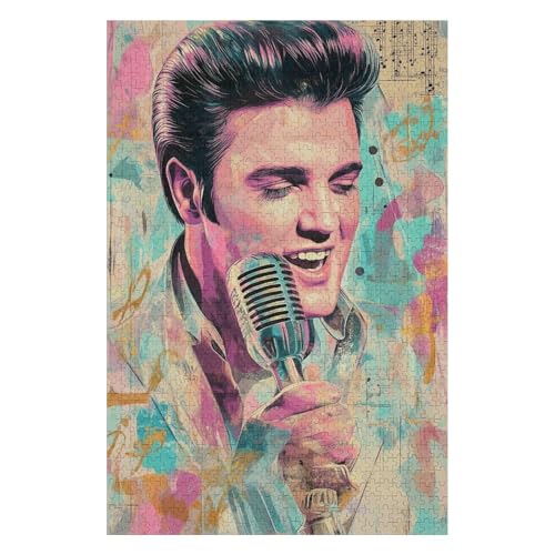 Puzzle für Erwachsene, 1500 Teile, Elvis, Lernspiel, Herausforderung, Spielzeug, Puzzles für Erwachsene und Kinder-57x87cm Puzzle für Erwachsene, 1500 Teile, Elvis, Lernspiel, Herausforderung, Spielzeug, Puzzles für Erwachsene und Kinder-57x87cm von GDFWB