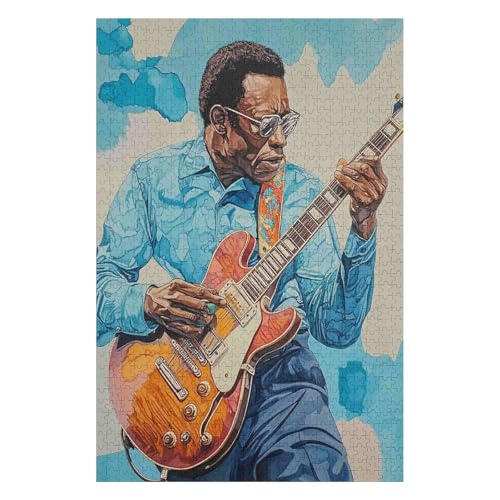 Puzzle für Erwachsene, 1500 Teile, Rocksänger, Lernspiel, Herausforderung, Spielzeug, Puzzles für Erwachsene und Kinder-57x87cm Puzzle für Erwachsene, 1500 Teile, Rocksänger, Lernspiel, Herausforderung, Spielzeug, Puzzles für Erwachsene und Kinder-57x87cm von GDFWB