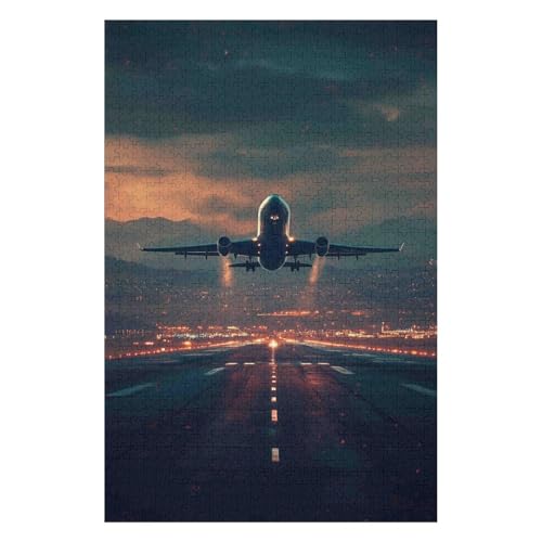 Puzzle für Erwachsene, Flugzeug, 1000 Teile, modernes Design, Karton, hochauflösendes Poster, ab 12 Jahren-38x52cm Puzzle für Erwachsene, Flugzeug, 1000 Teile, modernes Design, Karton, hochauflösendes Poster, ab 12 Jahren-38x52cm von GDFWB