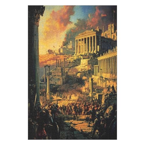 Puzzle für Erwachsene, das antike Rom, 1000 Teile, für Kinder ab 12 Jahren, Kartonpuzzle, tolles Geschenk für-26x38cm Puzzle für Erwachsene, das antike Rom, 1000 Teile, für Kinder ab 12 Jahren, Kartonpuzzle, tolles Geschenk für-26x38cm von GDFWB