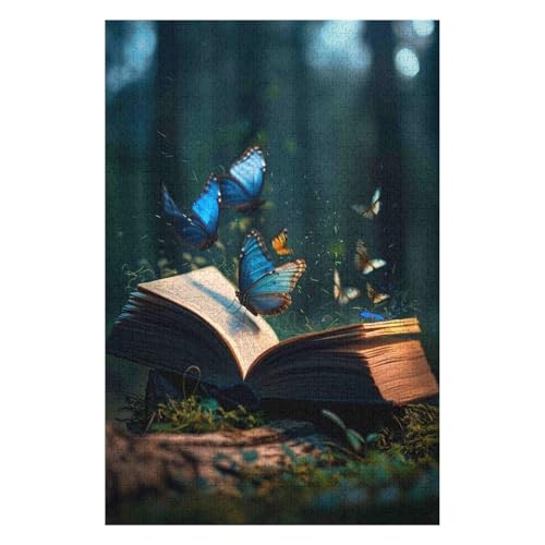 Puzzle für Erwachsene „Die Welt der Bücher“, 1000 Teile, modernes Design, Karton, hochauflösendes Poster, ab 12 Jahren-50x70cm Puzzle für Erwachsene „Die Welt der Bücher“, 1000 Teile, modernes Design, Karton, hochauflösendes Poster, ab 12 Jahren-50x70cm von GDFWB