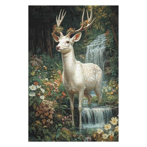 Puzzle für Erwachsene 1000 Teile Sikahirsch Lernspielzeug Denkspiel Geschenk für Teenager DIY Home Entertainment Spielzeug-50x70cm Puzzle für Erwachsene 1000 Teile Sikahirsch Lernspielzeug Denkspiel Geschenk für Teenager DIY Home Entertainment Spielzeug-50x70cm von GDFWB