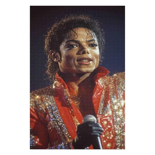 Puzzle für Erwachsene 1500 Teile MJ Rocksänger Lernspielzeug Denkspiel Geschenk für Teenager DIY Home Entertainment Spielzeug-57x87cm Puzzle für Erwachsene 1500 Teile MJ Rocksänger Lernspielzeug Denkspiel Geschenk für Teenager DIY Home Entertainment Spielzeug-57x87cm von GDFWB