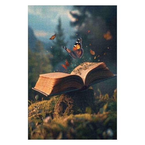 Puzzle für Erwachsene Die Welt der Bücher 1000 Teile für Erwachsene und Kinder ab Jahren Kartonpuzzle Lernspiele Heimdekoration-38x52cm Puzzle für Erwachsene Die Welt der Bücher 1000 Teile für Erwachsene und Kinder ab Jahren Kartonpuzzle Lernspiele Heimdekoration-38x52cm von GDFWB