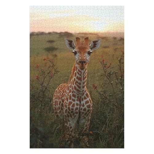 Puzzle für Erwachsene Giraffe 1000 Teile für Erwachsene und Kinder ab Jahren Kartonpuzzle Lernspiele Heimdekoration-38x52cm Puzzle für Erwachsene Giraffe 1000 Teile für Erwachsene und Kinder ab Jahren Kartonpuzzle Lernspiele Heimdekoration-38x52cm von GDFWB